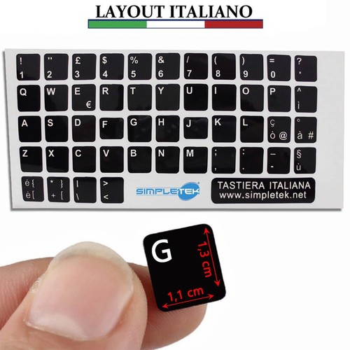 Adesivi per tastiera e - per, pc